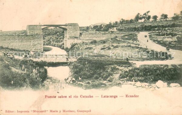 Latacunga Puente sobre el Rio Cutuche