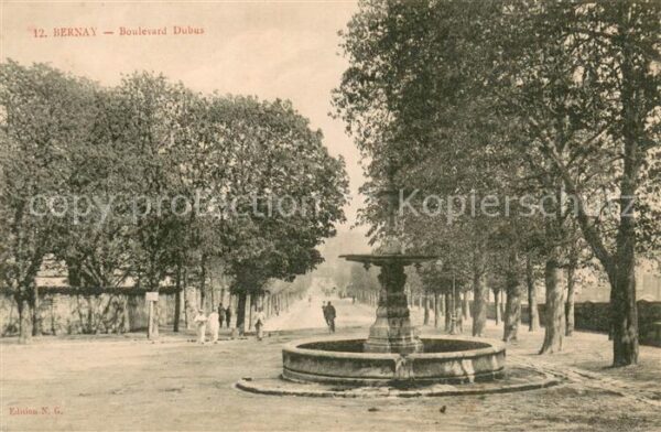 Bernay Boulevard Dubus Fontaine