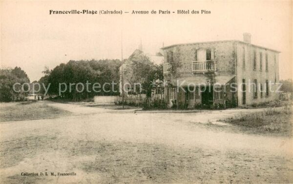 Franceville-Plage Avenue de Paris Hôtel des Pins
