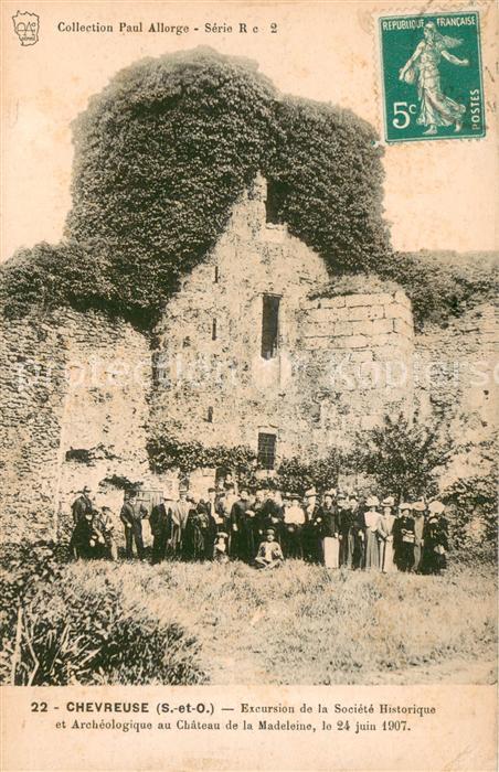 Chevreuse Excursion de la Société Historique et A