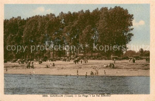 Courlon-sur-Yonne La plage Bal Simard