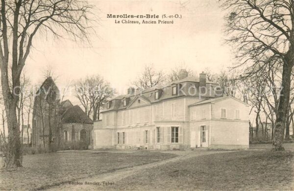 Marolles-en-Brie Seine-et-Marne Chateau ancien prieuré