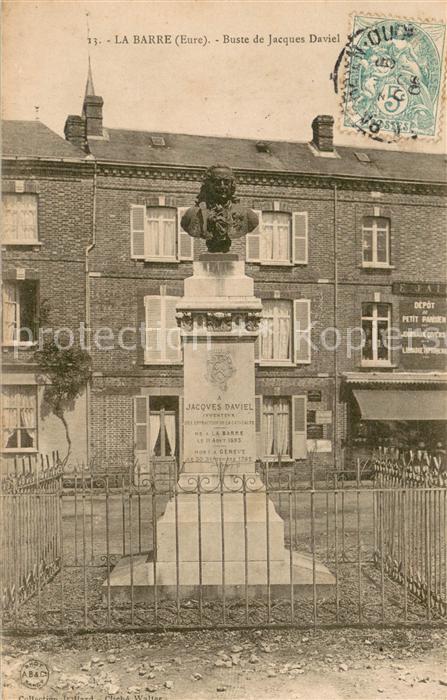 La Barre-en-Ouche Buste de Jacques Daviel Monument