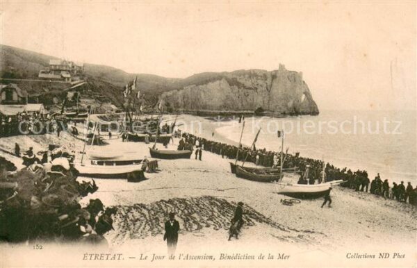 Etretat Jour de l'Ascension Bénédiction de la m