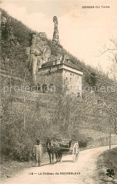 Ispagnac Chateau de Rocheblave les Gorges du Tar