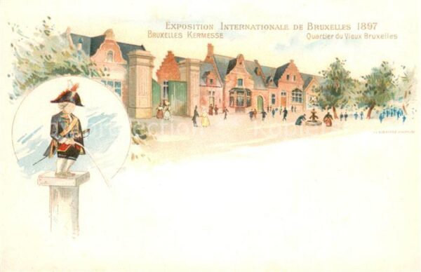 Bruxelles Bruessel Exposition Internationale de 1897 Dessi