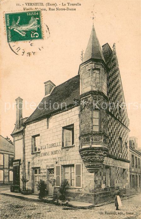 Verneuil-sur-Avre La Tourelle vieille maison Rue Notre Da