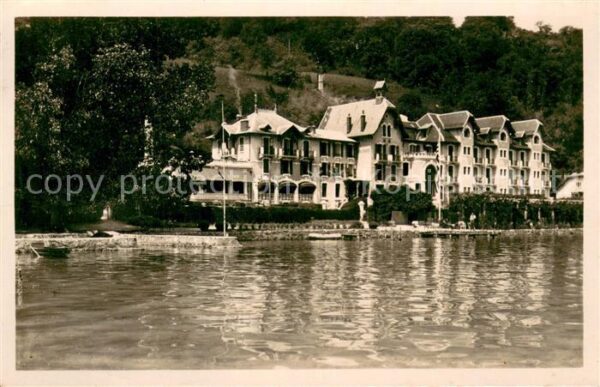 Annecy Haute-Savoie Hôtel Beau Rivage au bords du lac