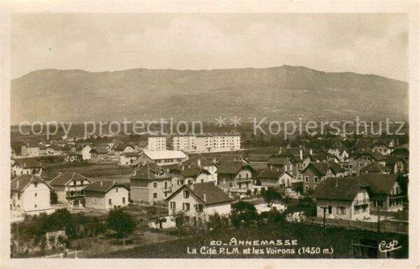 Annemasse La Cité P.L.M. et les Voirons