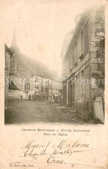 La Chapelle-Montligeon Place de l'Eglise