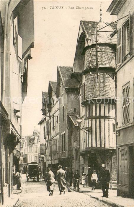 Troyes Aube Rue Champeaux