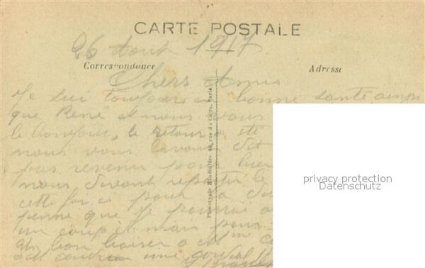 Ville-sur-Tourbe Un coin de ce canton entierement detrui – Bild 2