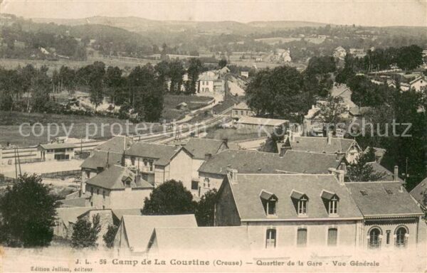 Camp de la Courtine Quartier de la Gare Vue generale