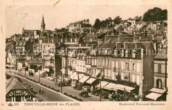 Trouville-Deauville Reine des Plages Boulevard Fernand Mour