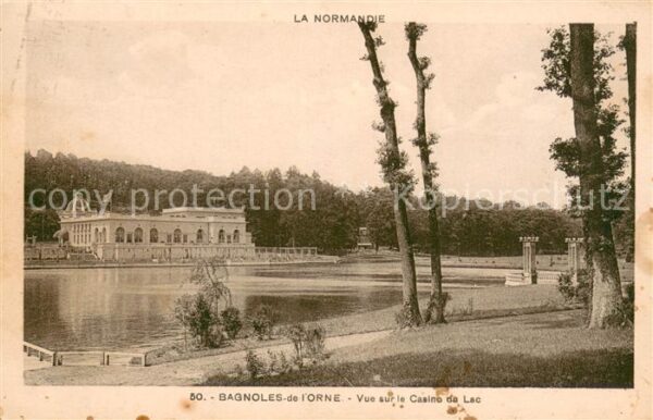 Bagnoles-de-l Orne Vue sur le Casino du Lac