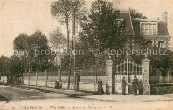 Vaucresson Villa Beliac et Avenue de Vaucresson