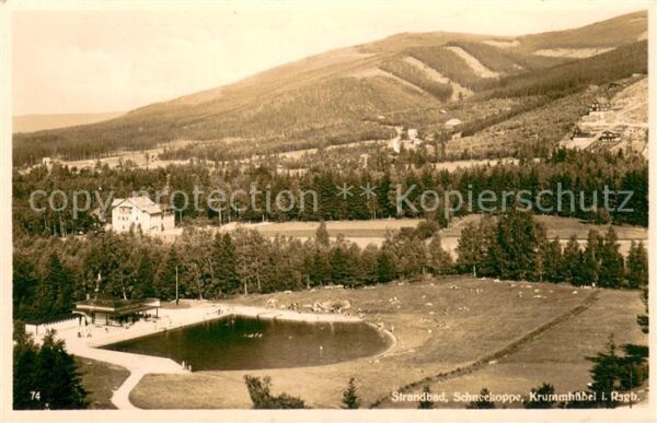 Krummhuebel Karpacz Riesengebirge Strandbad Schneekoppe