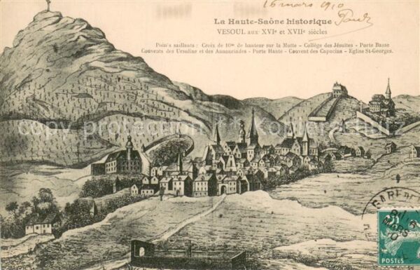 Vesoul Haute Saone College des Jesuites Porte Basse Couven