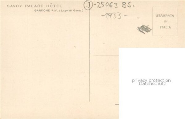 Gardone Lago di Garda Savoy Palace Hotel – Bild 2