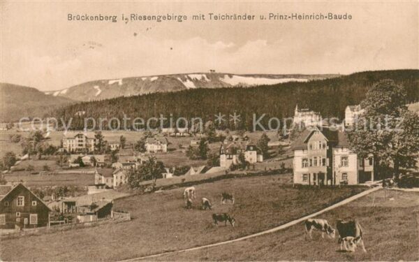 Brueckenberg Krummhuebel Riesengebirge mit Teichränderund Prinz Heinrich Baude