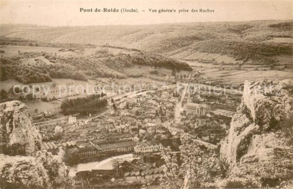 Pont-de-Roide Vue generale prise des Roches