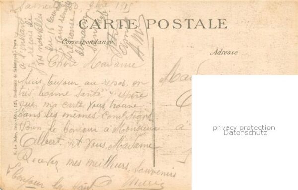 Albert 80 Somme bombarde par les Allemands 1914 – Bild 2