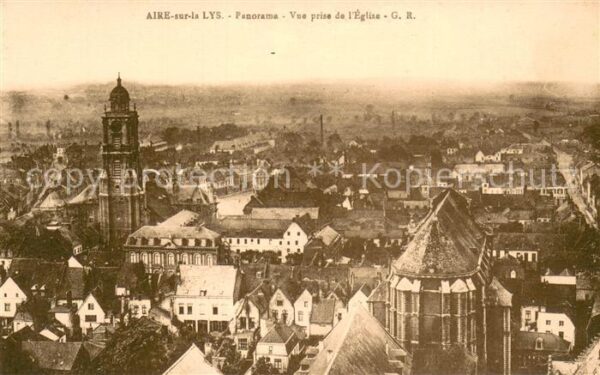 Aire-sur-la-Lys Panorama Vue prise de l'Eglise