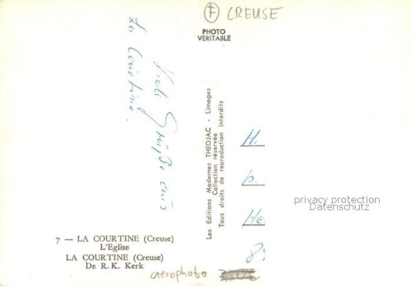 La Courtine Eglise Vue aerienne – Bild 2