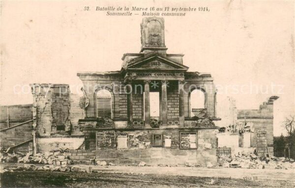 Sommeilles Bataille de la Marne 1914 Maison commun