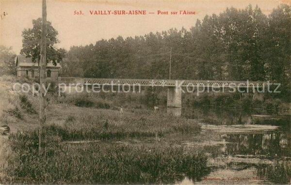 Vailly-sur-Aisne Pont sur l'Aisne