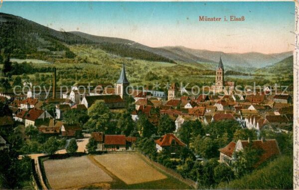 Muenster Elsass Panorama