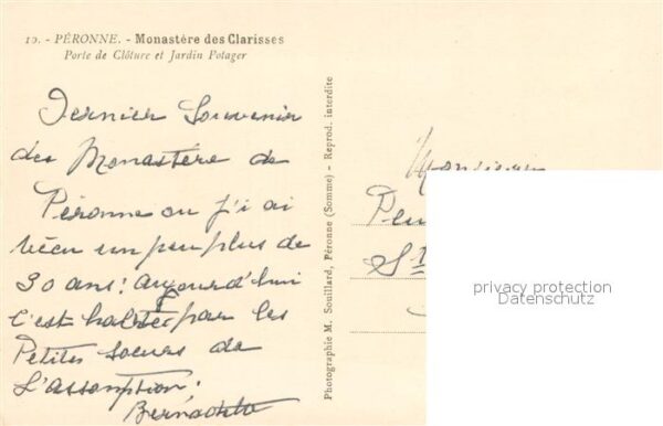 Peronne 80 Somme Monastere des Clarisses Porte de Cloitu – Bild 2