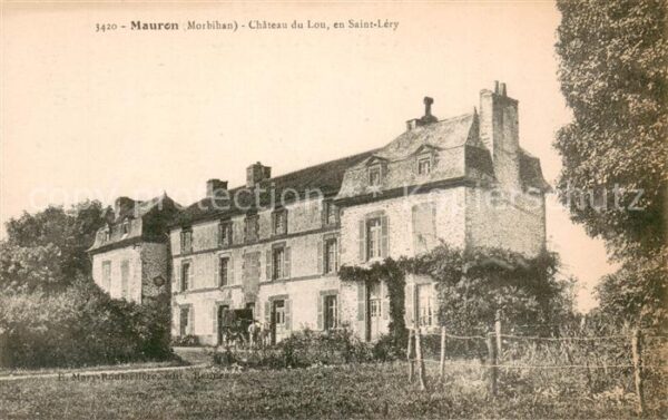 Mauron Chateau du Lou en Saint Lery
