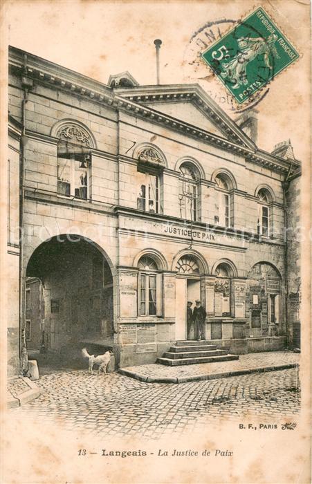 Langeais La Justice de Paix