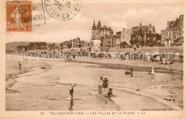 Villers-sur-Mer Les Villas et la Plage