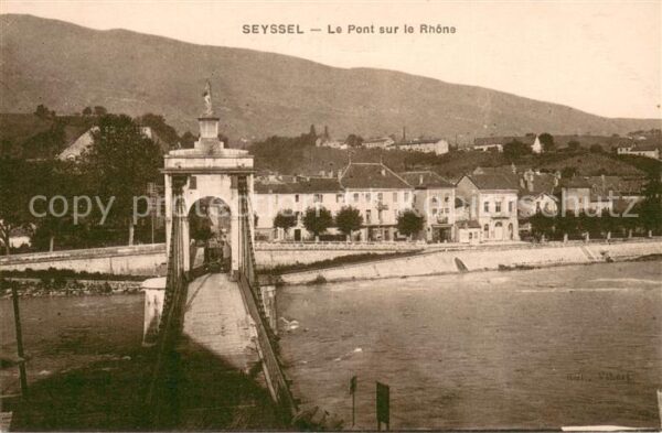 Seyssel Ain Le Pont sur le Rhone