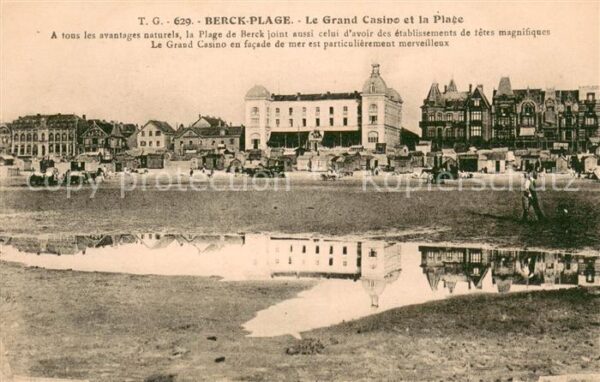 Berck-Plage Le Grand Casino et la Plage