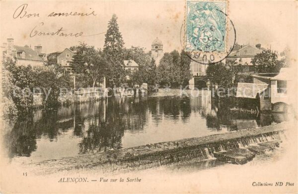 Alencon 61 Vue sur Sarthe