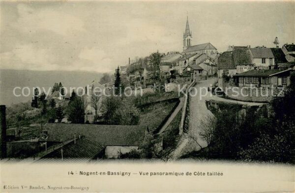 Nogent en Bassigny Vue panoramique de Cote taillee