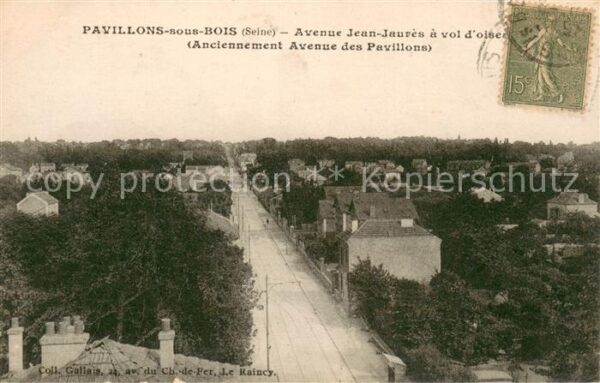Pavillons-sous-Bois Les Avenue Jean Jaures a vol d_oise