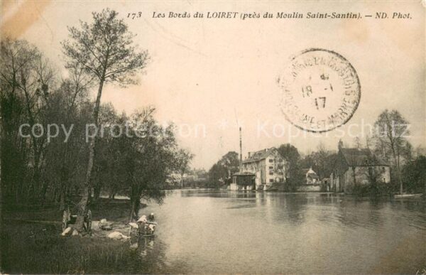 Orleans Loiret Les Bords du Loiret pres du Moulin Sain