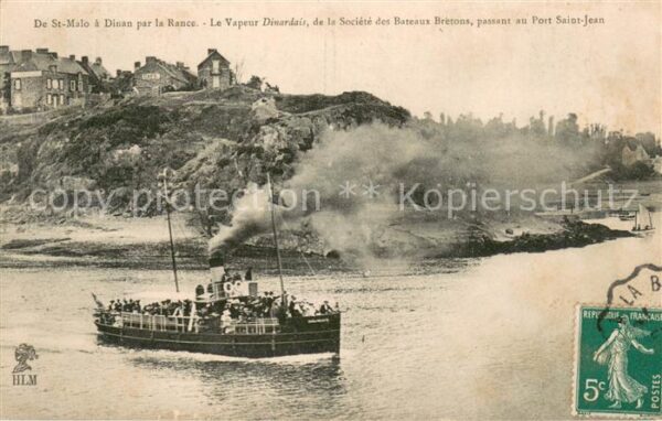 Saint-Malo 35 Le Vapuer Dinardais de la Societe des B