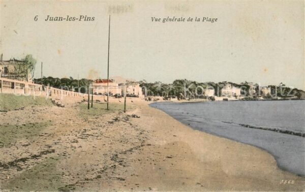 Juan-les-Pins Antibes 06 Vue generale de la Plage