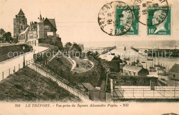 Le Treport 76 Vue prise du Square Alexandre Papin