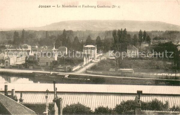 Joigny 89 Yonne Le Montholen et Faubourg Gambetta