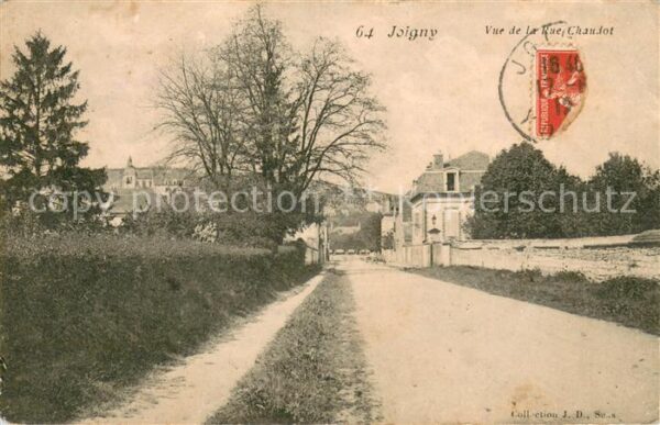 Joigny 89 Yonne Vue de la Rue Chaudot