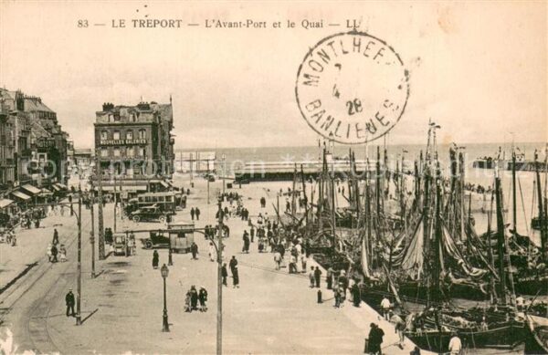 Le Treport 76 AVant Port et le Quai