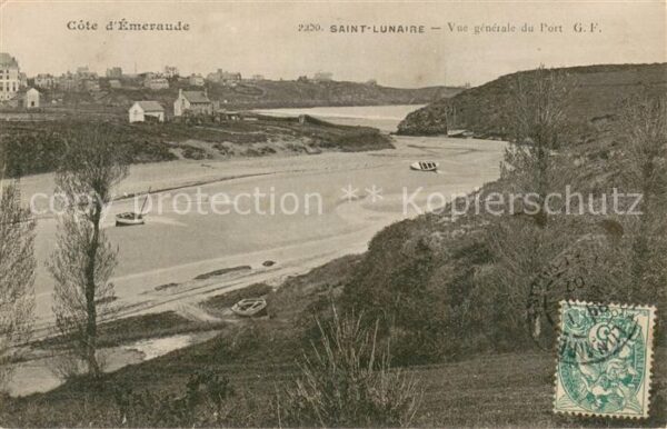 Saint-Lunaire Vue generale du Port
