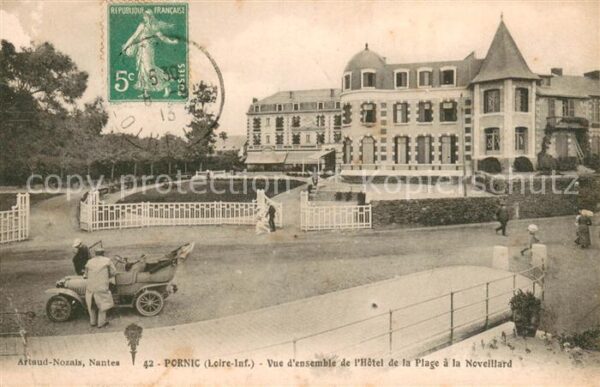 Pornic 44 Vue d’ensemble de l’Hotel de la Plage a