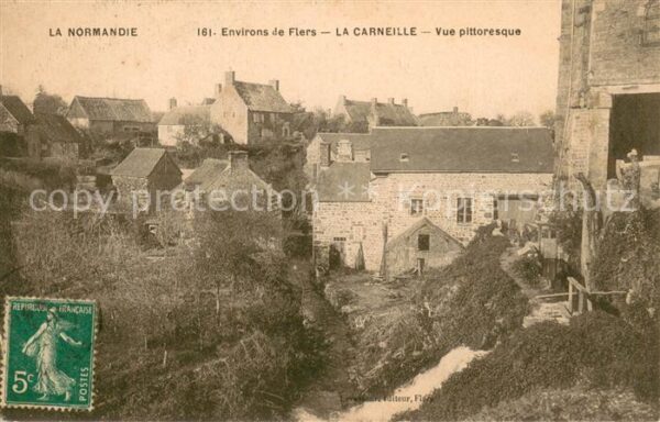 La Carneille Environs de Flers Vue pittoresque